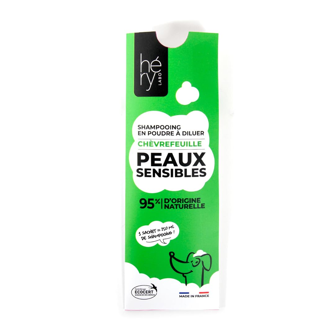 HERY — Shampooing poudre peaux sensibles au chèvrefeuille