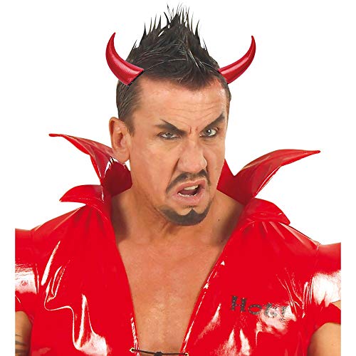 W WIDMANN MILANO Party Fashion — Serre-tête cornes de diable rouges – Image 3
