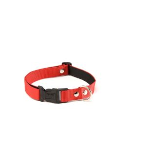 ALTER EGO — Collier pour chien M 25 mm rouge/noir