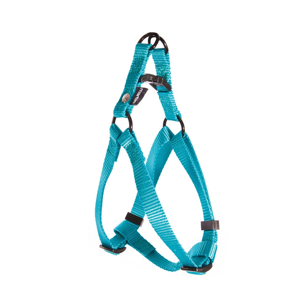 MARTIN — Harnais baudrier classique en nylon turquoise
