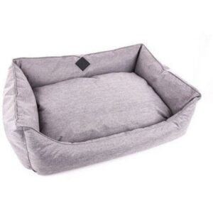 MARTIN Domino — Corbeille grise pour chien 80 x 60 x 25 cm