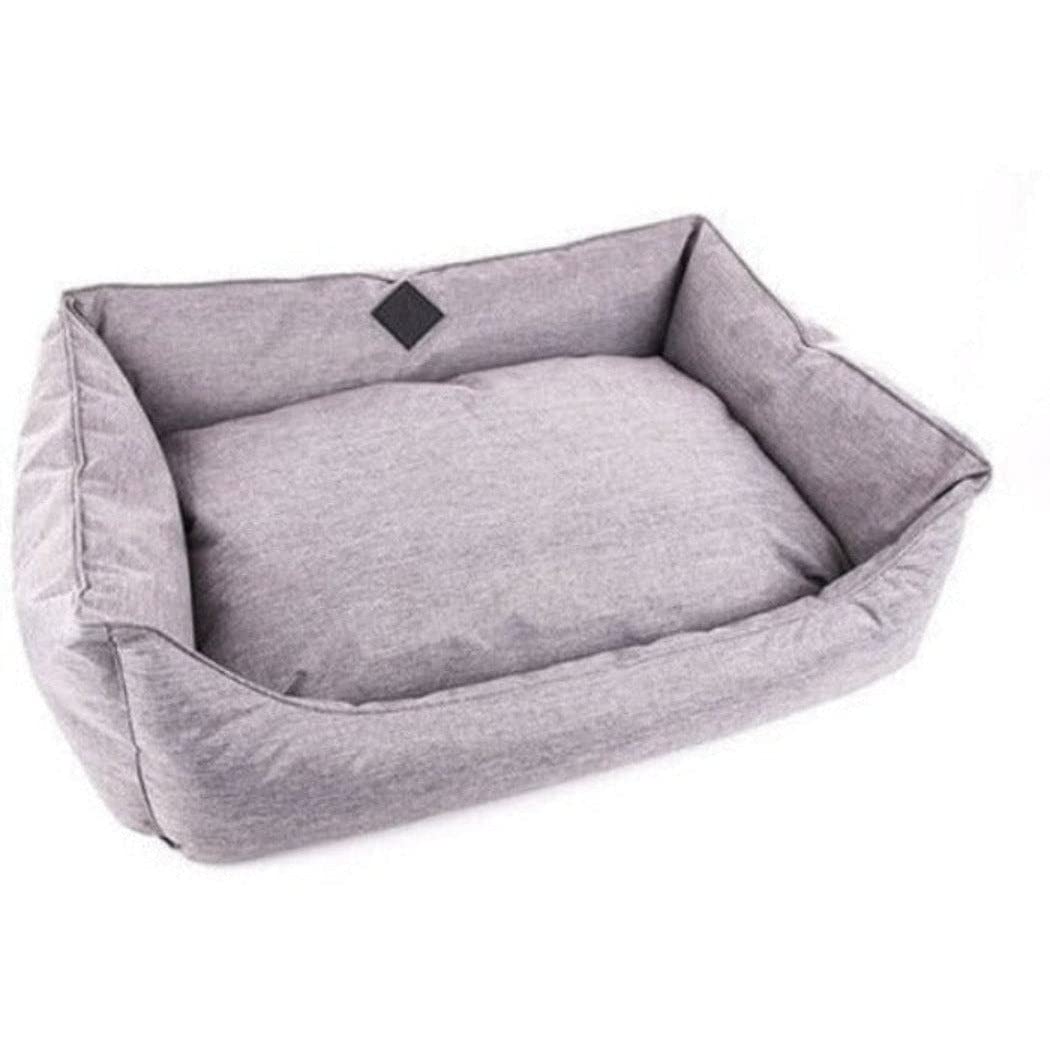 MARTIN Domino — Corbeille grise pour chien 80 x 60 x 25 cm