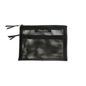 ChiaoGoo — Pochette à accessoires en maille noire 17x13 cm