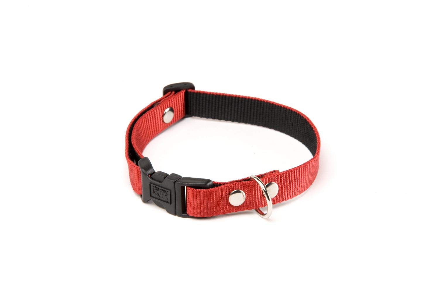 MARTIN SELLIER — Collier rouge/noir 15 mm taille S