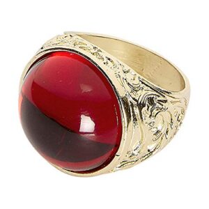W WIDMANN MILANO Party Fashion — Bague adulte or et rouge