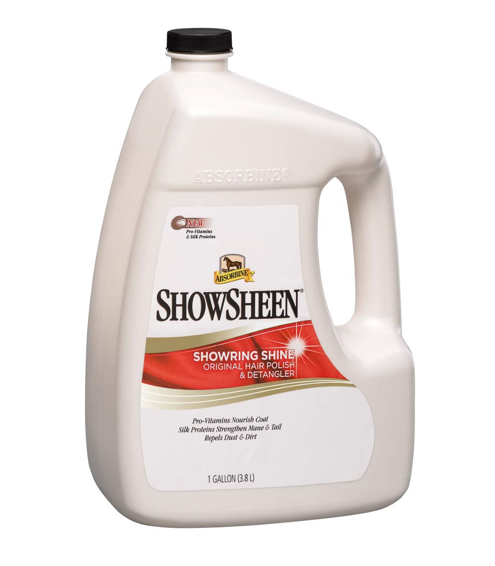 ABSORBINE Show Sheen — Vernis à cheveux et démêlant 3,8 L