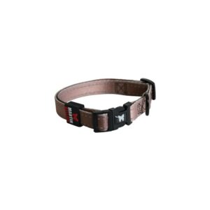MARTIN SELLIER — Collier nylon réglable chocolat 20/40-55