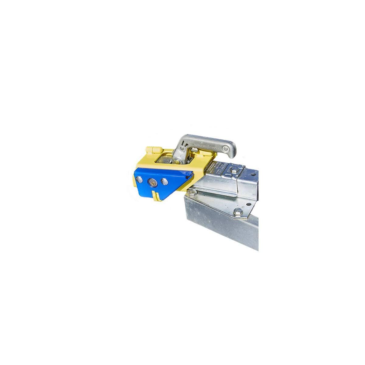 MOTTEZ A073B — Antivol de remorque avec cadenas caréné