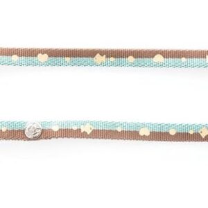 MARTIN SELLIER Bulles — Laisse bicolore en nylon pour chat