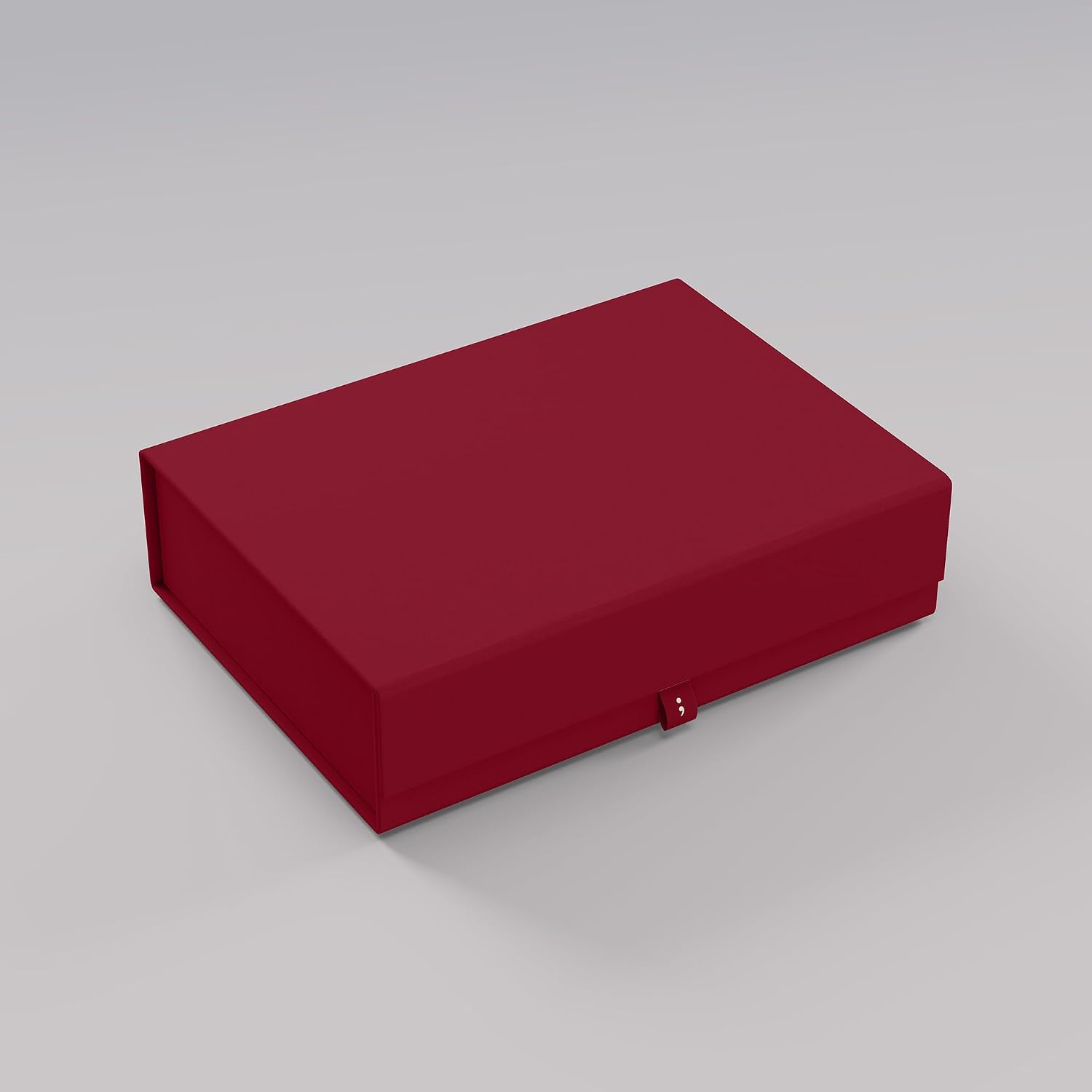 SEMIKOLON 4Rooms — Boîte de rangement M bordeaux 23,5 x 32 cm