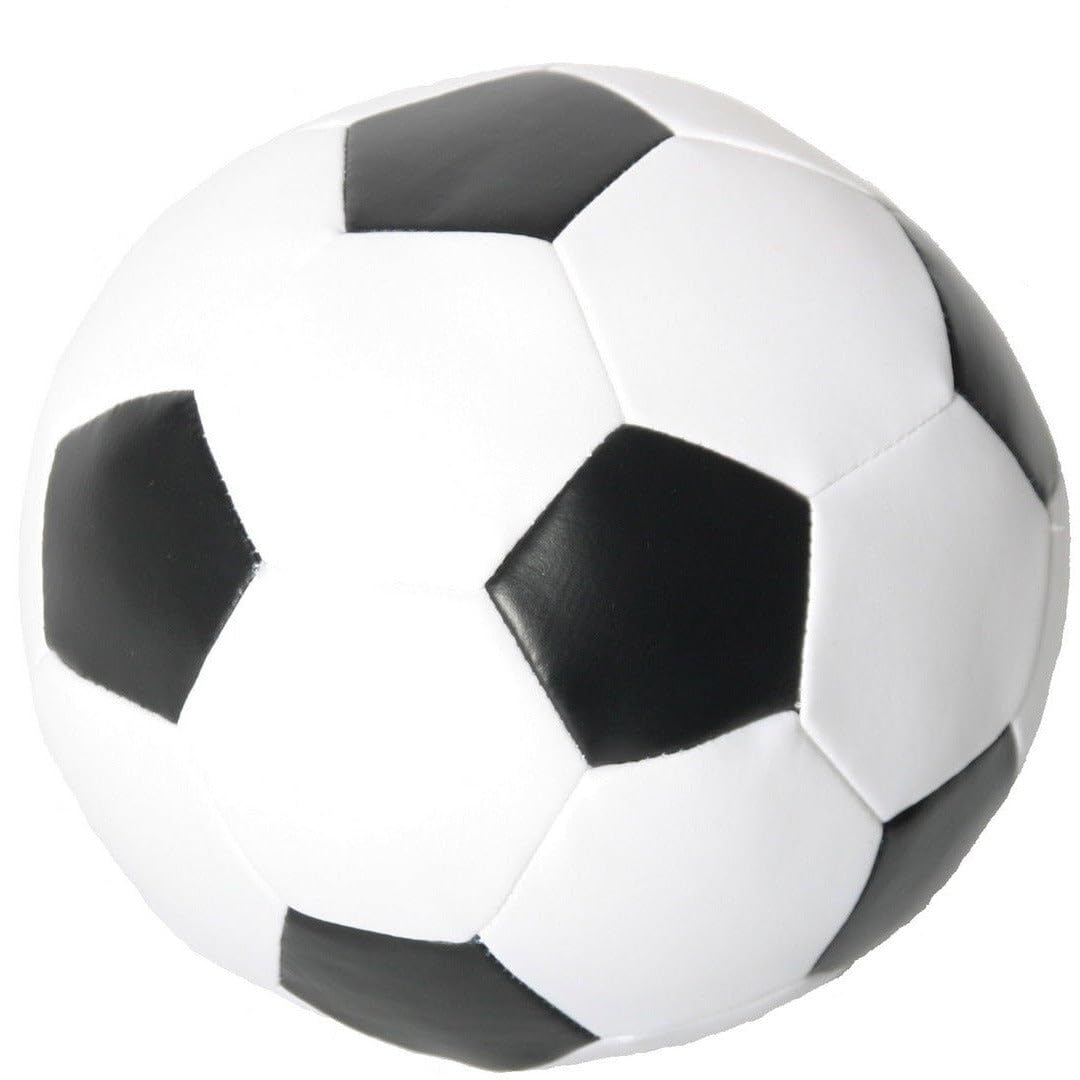 MARTIN SELLIER — Balle souple de football blanc/noir 15 cm