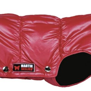 MARTIN SELLIER Glossy — Doudoune pour chien rouge S