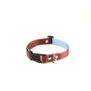 ALTER EGO — Collier pour chien bleu et marron 35-55 cm
