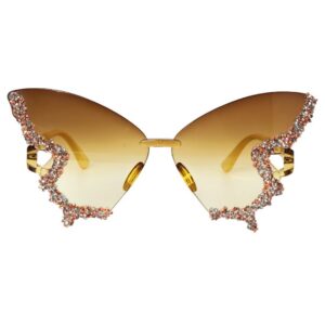 Lunettes chauve-souris sans monture — noir