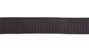 MARTIN — Laisse double épaisseur en nylon noire