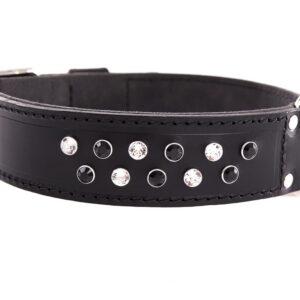 MARTIN — Collier en cuir Swarovski