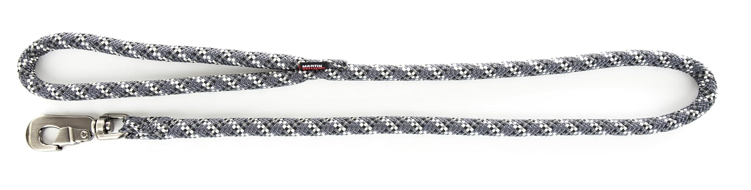 MARTIN SELLIER Reflect — Laisse ronde en nylon gris