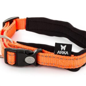 MARTIN SELLIER Neo+ — Collier orange 15 mm 30-35 cm