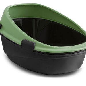 MARTIN — Bac à litière avec rebord amovible Eco Salvia