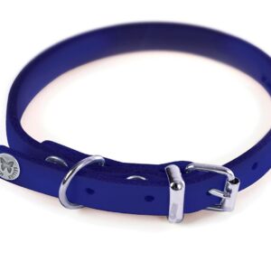 MARTIN SELLIER — Collier classique coloré en cuir parme