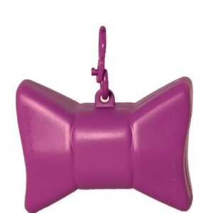 MARTIN SELLIER Nœud — Distributeur de sacs grand modèle mauve