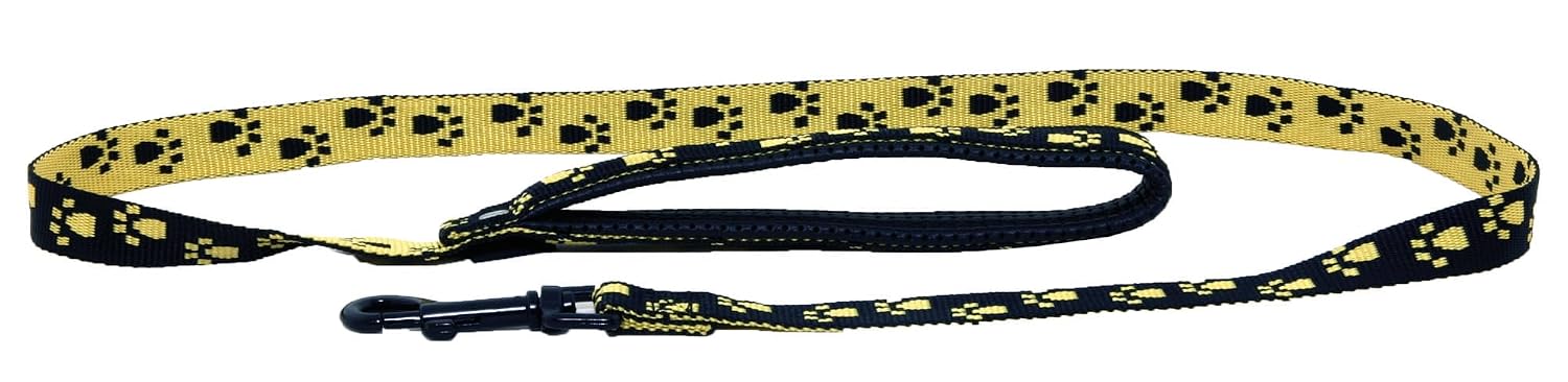 MARTIN SELLIER — Laisse en nylon pour chien Patte jaune