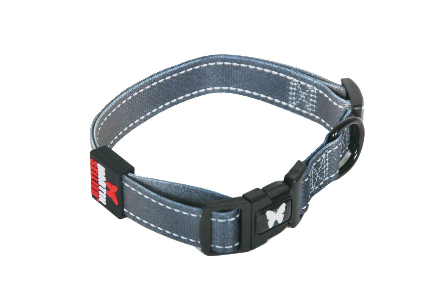 martin Sellier — Collier réfléchissant gris 25-45/65