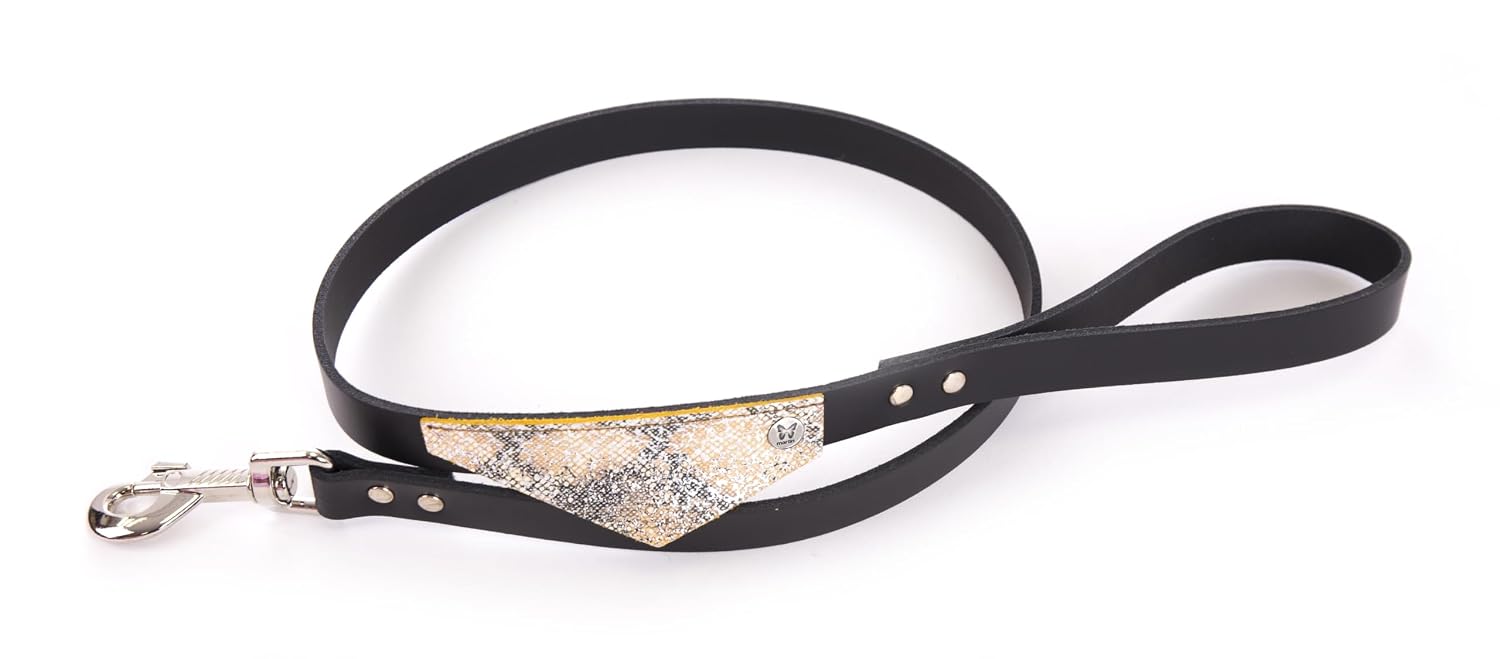 MARTIN Malibu — Collier bandana en cuir fantaisie pour chien