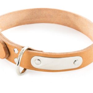 MARTIN SELLIER — Collier en cuir 26 à 56 cm