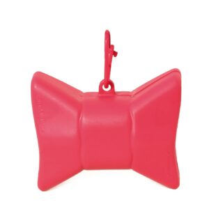 MARTIN SELLIER Nœud — Distributeur de sacs rose petit modèle