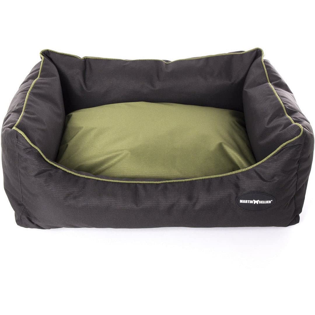 MARTIN — Corbeille pour chien waterproof noire et taupe 70 cm