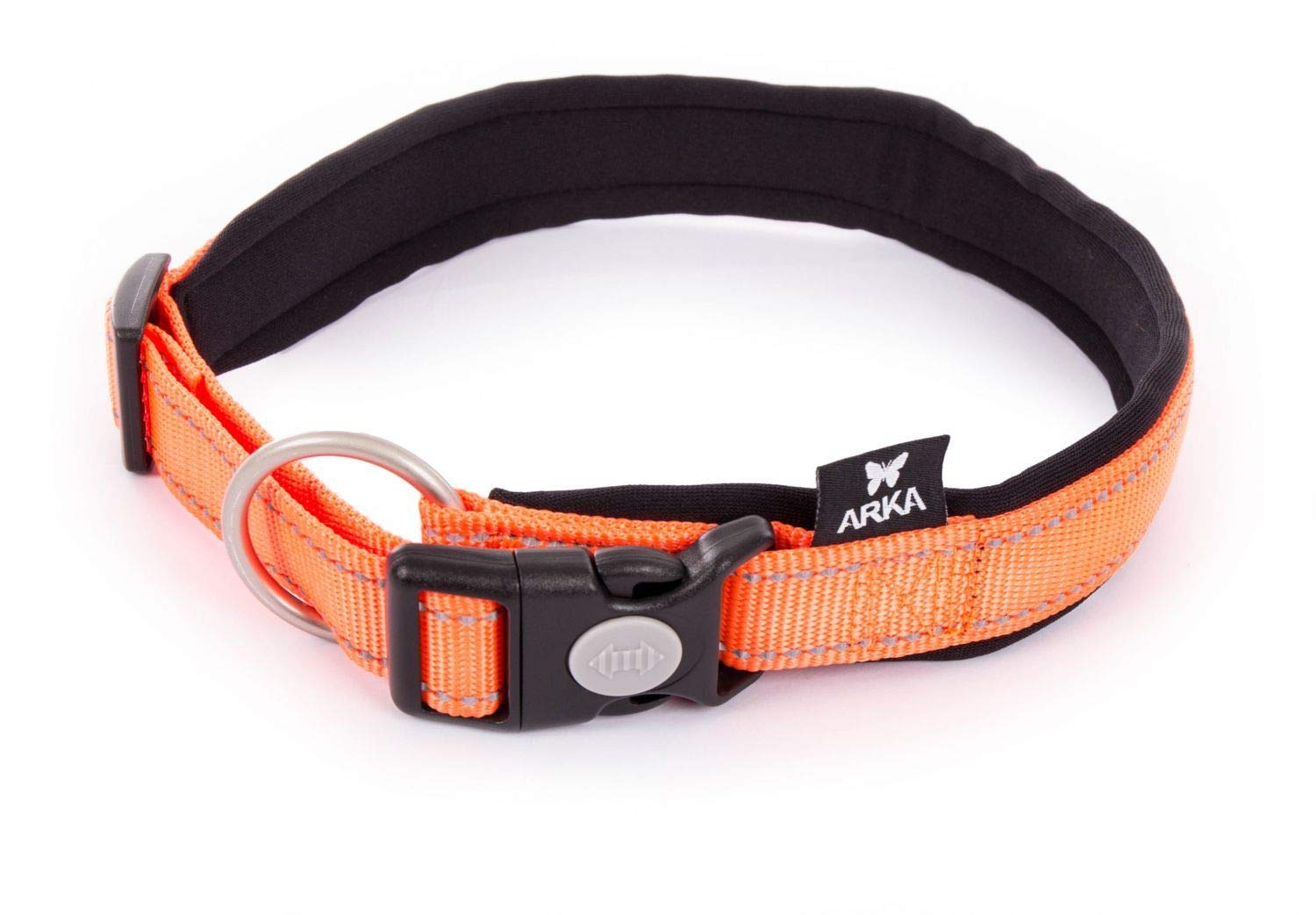 MARTIN SELLIER — Collier pour chien orange 25 mm 55-60 cm