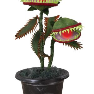 P'tit Clown — Plante carnivore animée sonore et lumineuse 36 cm
