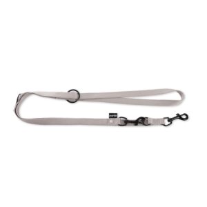 MARTIN — Laisse multiposition classique en nylon grise