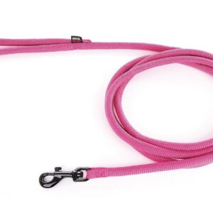 MARTIN SELLIER — Laisse ronde classique en nylon 2 m rose