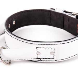 martin — Collier pour chien en cuir avec poignée