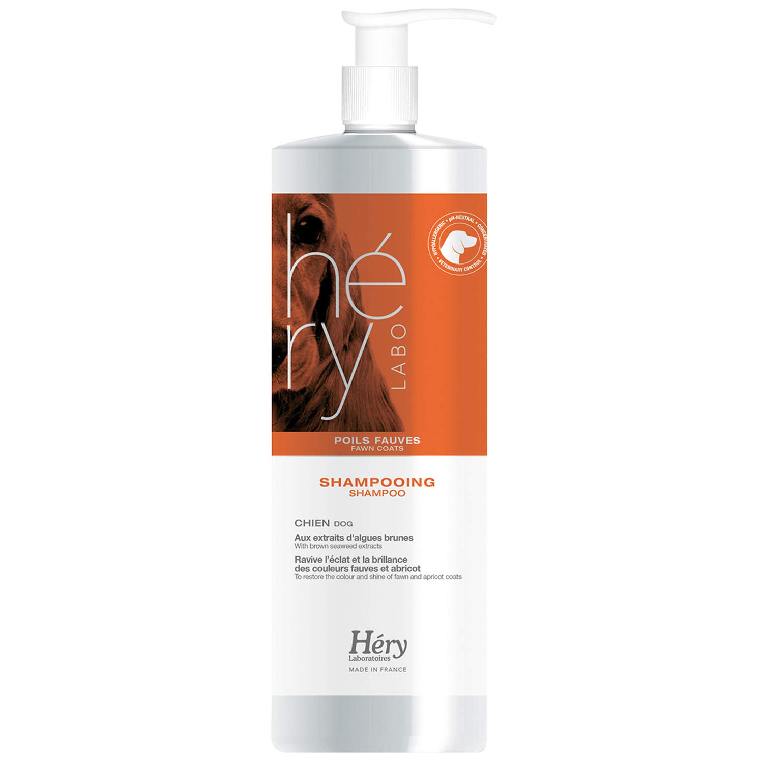HERY — Shampooing pour chien poils fauves 1 L