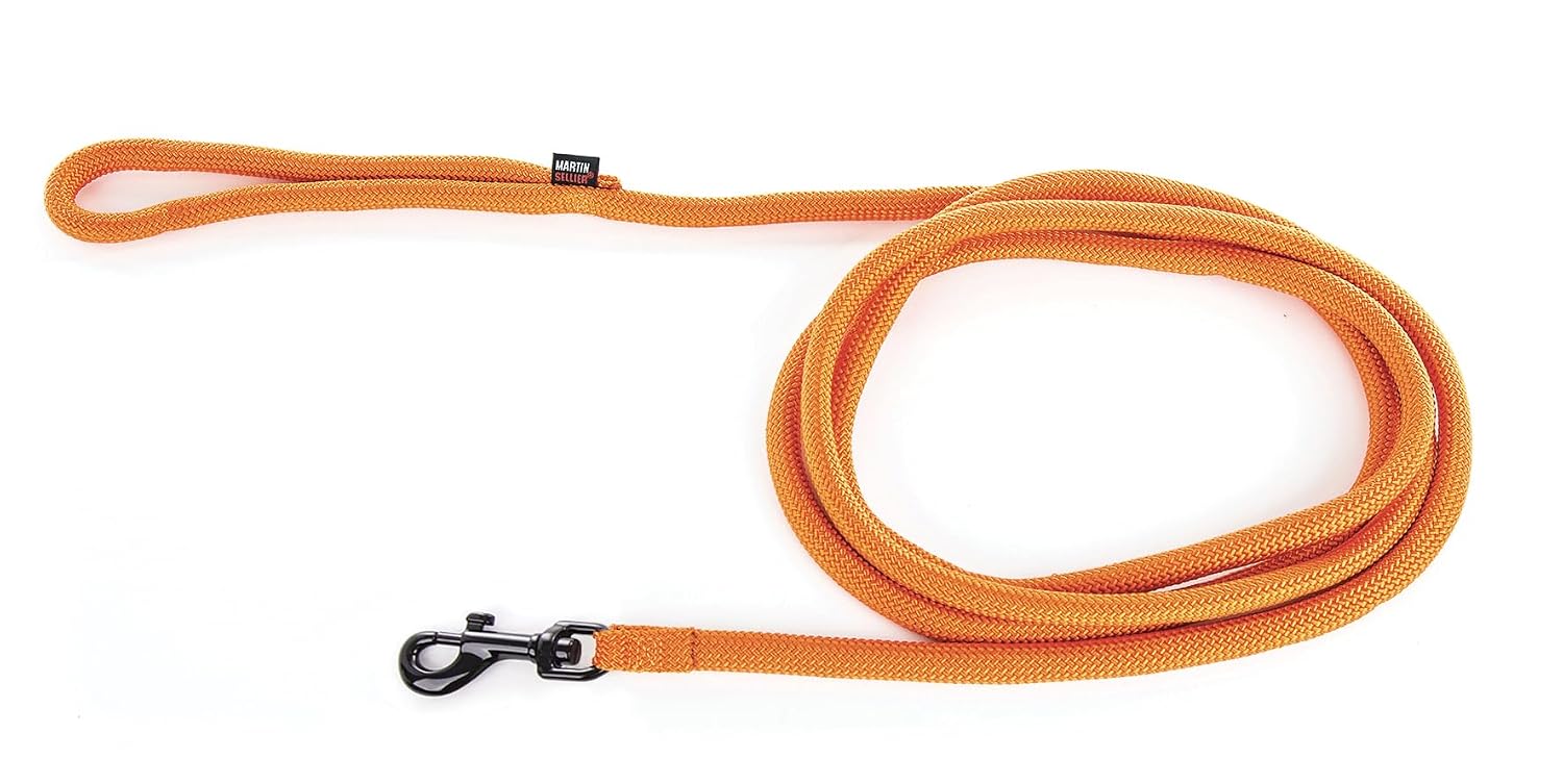 MARTIN — Laisse ronde classique en nylon 3 m orange