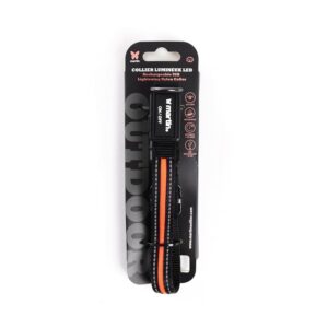 MARTIN SELLIER — Collier lumineux en nylon orange USB