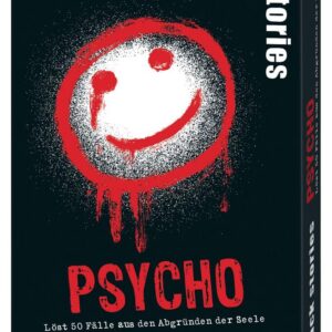 moses Black Stories Psycho — jeu de cartes 50 énigmes
