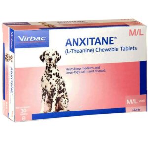 VIRBAC Anxitane — Complément alimentaire anti-stress chiens M/L 30 comprimés