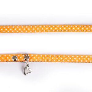 ALTER EGO — Laisse en nylon à pois orange 100 cm