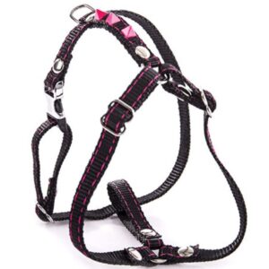 MARTIN SELLIER — Harnais fluo noir/rose 15-35/45