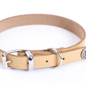 MARTIN SELLIER — Collier classique coloré en cuir naturel