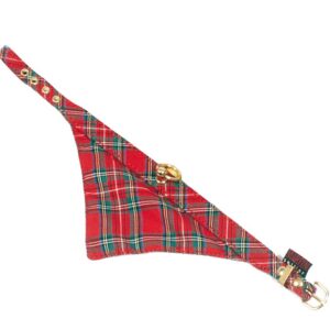 MARTIN SELLIER Benton — Collier pour chien foulard écossais 30 cm