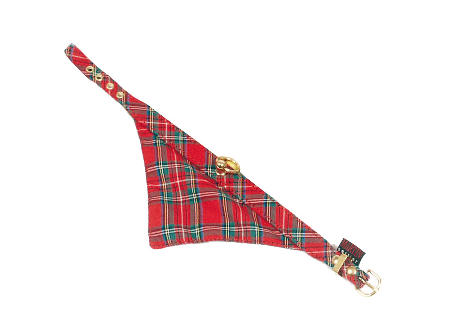 MARTIN SELLIER Benton — Collier pour chien foulard écossais 30 cm