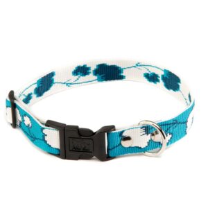 ALTER EGO — Collier fleur bambou turquoise 25 mm