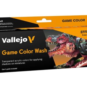 VALLEJO Game Color — Set de lavis 8 flacons x 18 ml
