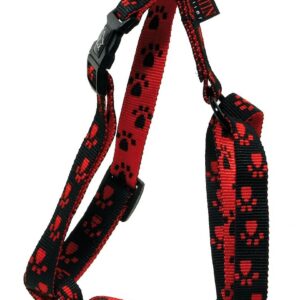 MARTIN SELLIER — Harnais en nylon pour chien Patte Rouge 70-90 cm