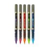 Stylo roller à encre liquide — pointe fine, lot de 5